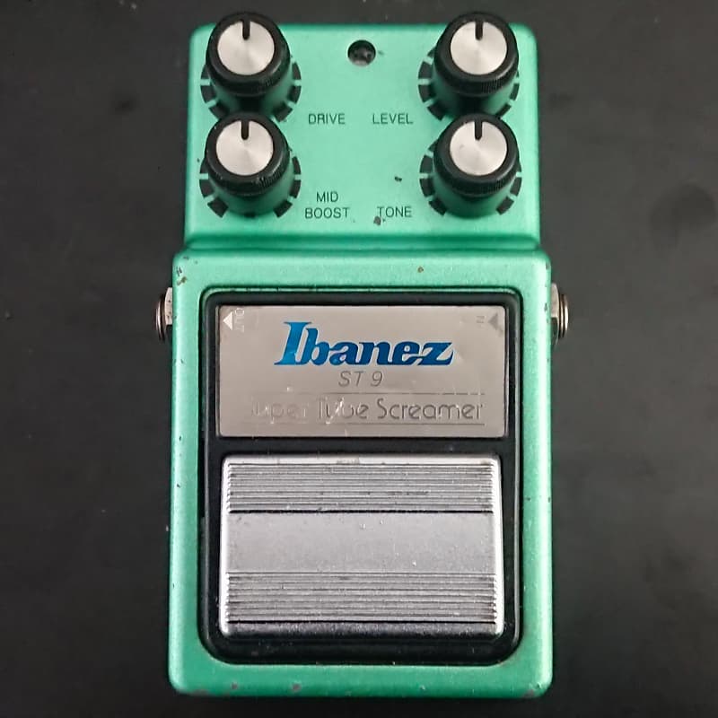 1984 - Rare - Vintage Ibanez ST9 Super Tube Screamer 1984 - Green image 1