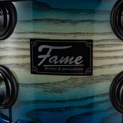 Fame Fortress Studio Shell Set Blue Burst - Drum Shell Set image 6