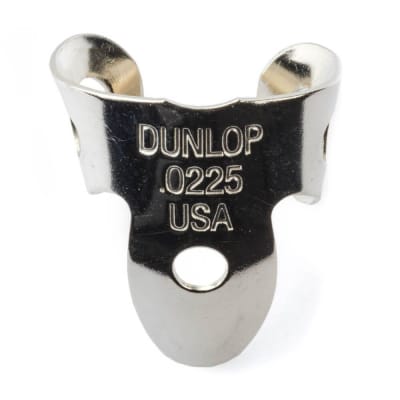 Dunlop 36R0225 Nickel Silver Mini .0225mm Fingerpicks (20-Pack)