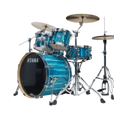 Tama MBS42S-SKA Starclassic Performer Shell Kit 4 pcs - Sky Blue Aurora/Chrome HW image 7