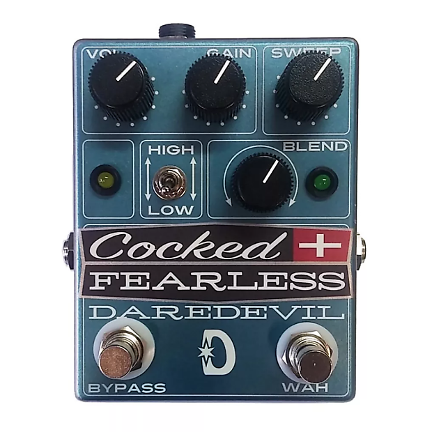Daredevil Pedals Cocked and Fearless Distortion/Fixed Wah image 1