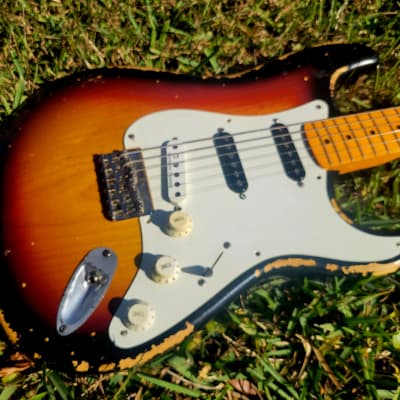 MJT Stratocaster Relic Body - MIM 50's Fender Classic Lacquered Maple Neck image 2