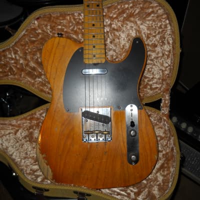 Scarecrow Guitars 52 Blackguard Tele Tribute relic 2018 butterscotch image 6
