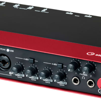 Steinberg UR44C RD 6IN/4OUT USB 3.0 Type C Audio Interface, Fire 