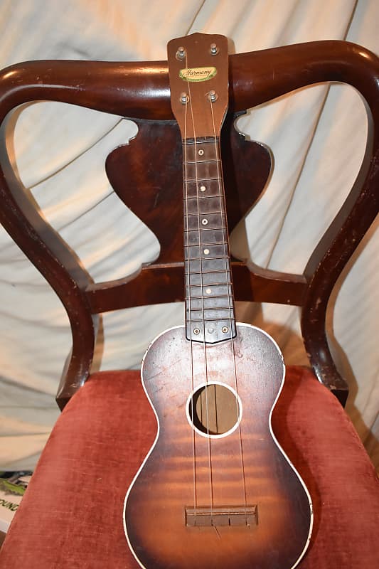 harmony ukulele 1960's sunburst image 1