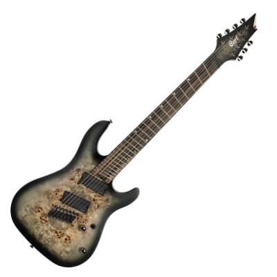 Cort KX507 7-String Multi-Scale Electric Guitar in Stardust Black image 2