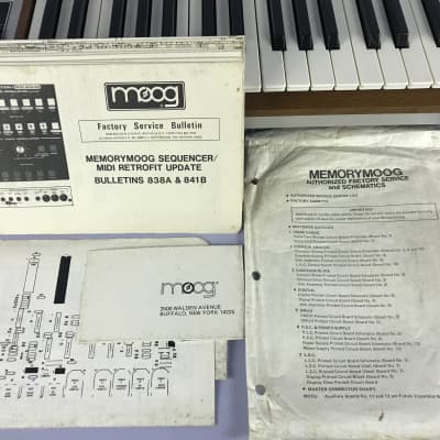 Vintage Moog Memorymoog Plus LAMM Lintronics Upgrade + Anvil Case + Manuals “Just Service” image 20