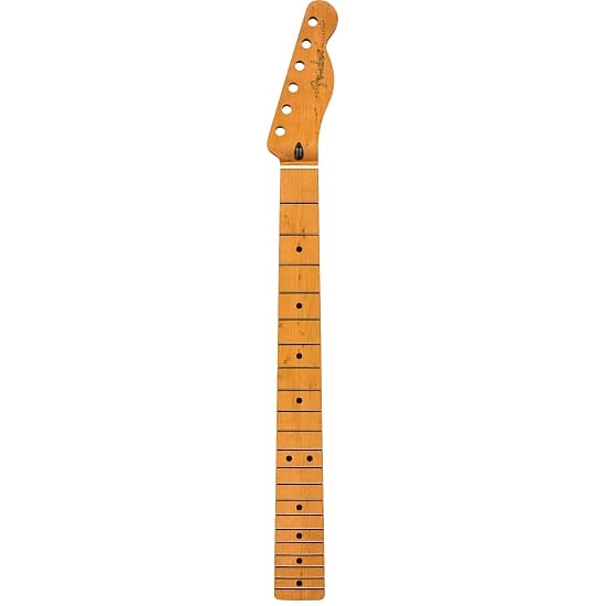 Fender Roasted Maple Telecaster® Neck, 21 Narrow Tall Frets, 9.5", Maple, C Shape image 1