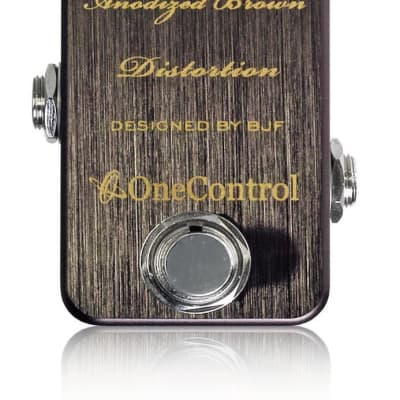 One Control BJF Designed Anodized Brown Distortion pedal image 5