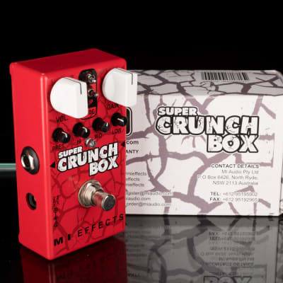 Used MI Audio Super Crunch Box Distortion Pedal With Box