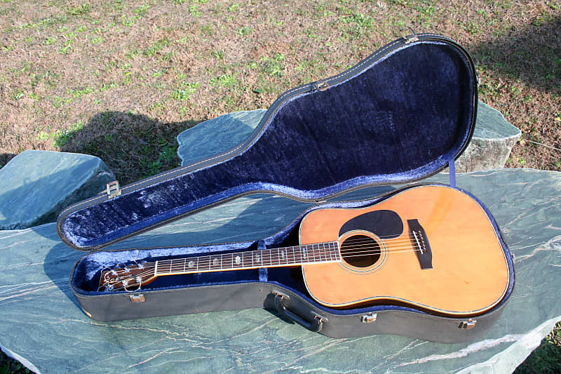 Morris W60 Brazilian Rosewood and Solid Spruce Top Guitar Late '70 -  Natural+Hard Case