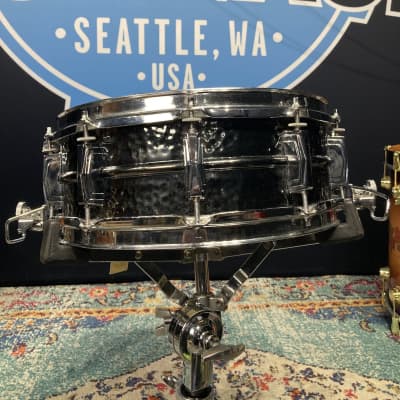 Ludwig - 1989 14x5" Black Beauty Hammered Brass Super-Sensitive, Snare Drum image 11