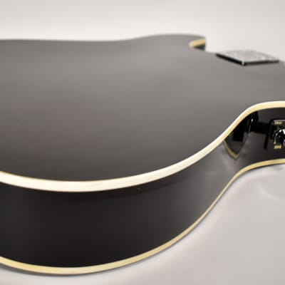 Circa 1985 Kramer Ferrington Black Finish Vintage Acoustic Electric Guitar w/OHSC image 13
