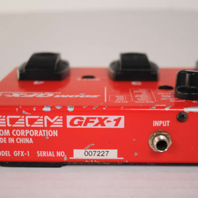 Zoom GFX-1 Mid-90s" - Gloss Red Multi-Effects Guitar Effect Pedal -  Stage and Studio image 9