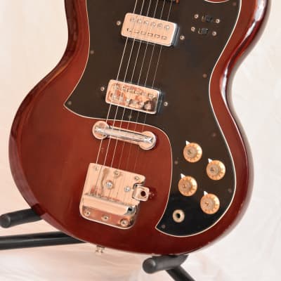 Mars Hertiecaster – 1970s Vintage Teisco Style Solidbody SG Guitar image 2