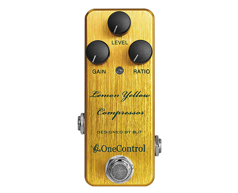 One Control Lemon Yellow Compressor Pedal image 1