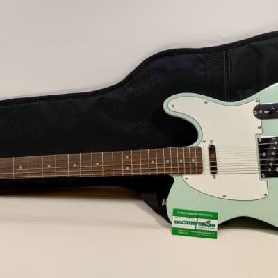 Squier bullet telecaster limited deals edition electric guitar surf green