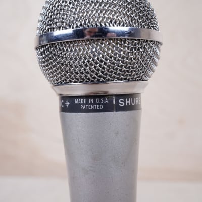 Shure Unisphere B 588SB Dynamic Microphone 1970s Silver Vintage Mic image 9
