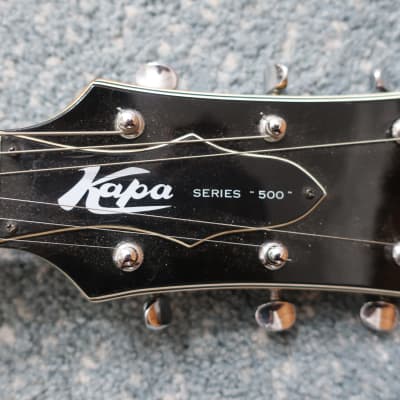 Vintage 1960s Kappa Continental Hollow Body Guitar Sunburst Finish Original No Case 335 Style Original Bigsby Bridge image 8