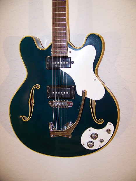 Semie Moseley s PERSONAL Mosrite Blue Gospel Prototype 1965 67 Transparent Blue