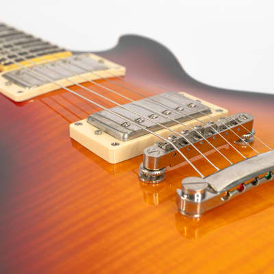 2014 Epiphone Les Paul Standard Pro Plustop Electric Guitar - Burbon Burst image 12