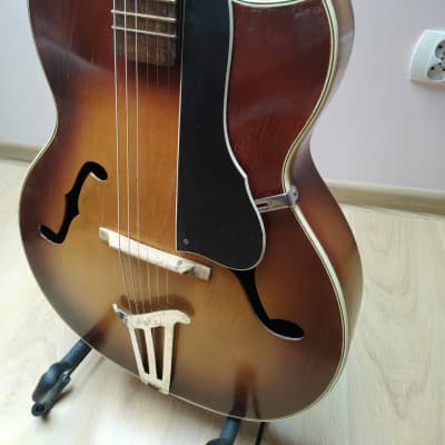 Fasan Mewes 1950s German Vintage Archtop guitar image 1