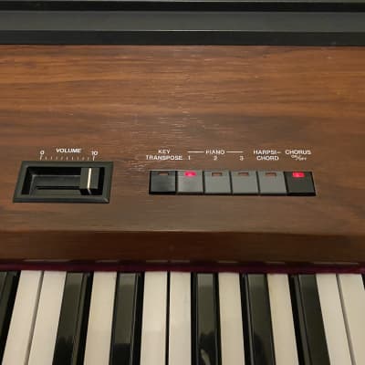 1980s Roland Electronic Piano Piano Plus 100 (HP-100) Brown
