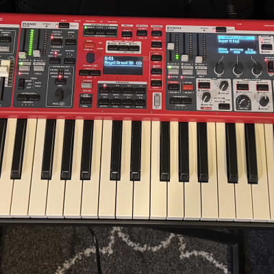 Nord Stage 4 SW73 Compact 73-Key Semi-Weighted Digital Piano 2023 - Present - Red