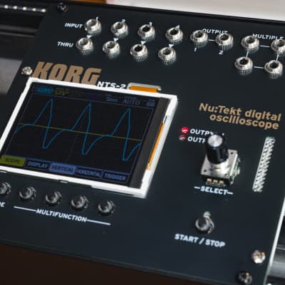 NTS-2 Eurorack Conversion Faceplate Kit for Korg Nu:Tekt digital Oscilloscope (Black) image 2