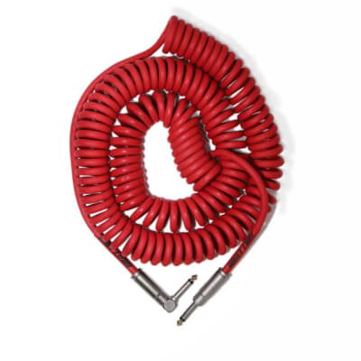 Bullet Cable 30′ Coil Cable - Red for sale