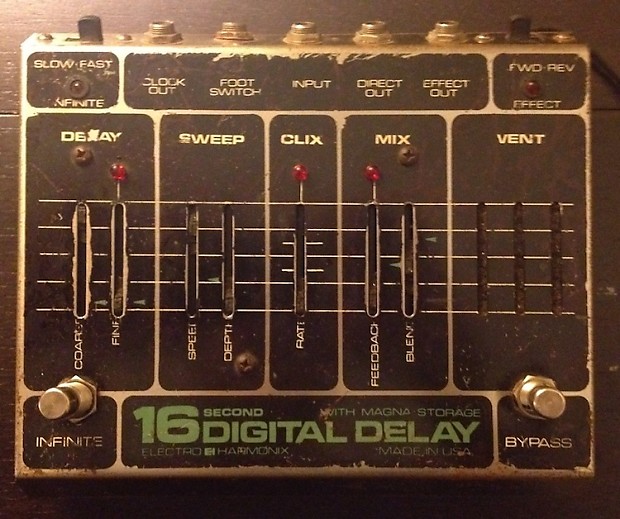 ギター 16 SECOND DIGITAL DELAY Reissue Electro-Harmonix 16 Second Digital Delay - What To Know