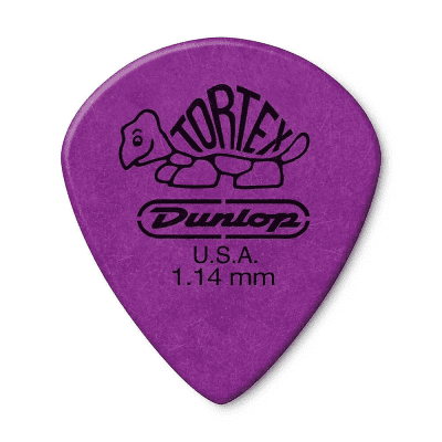 Dunlop 498P114 Tortex Jazz III XL 1.14mm Guitar Picks (12-Pack)