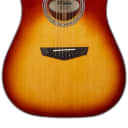 D'Angelico Premier Bowery Dreadnought Electro Acoustic in Iced Tea Burst