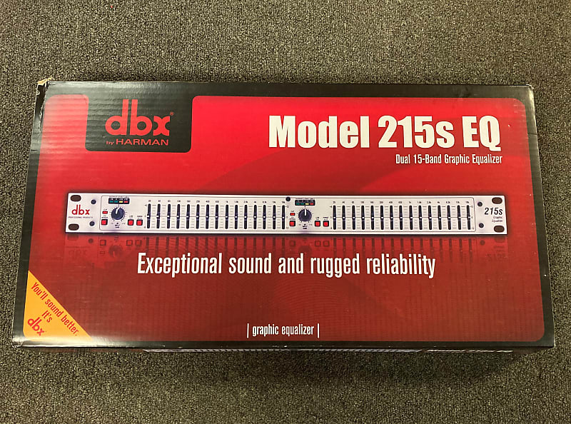 dbx 215s Dual 15-Band Graphic Equalizer image 1