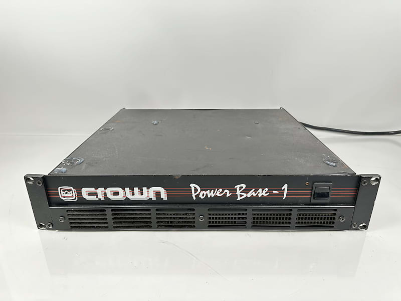 Crown Power online Base 1 ~ 2-Channel Power Amplifier ~ PB-1 ~ Made in USA ~ Works