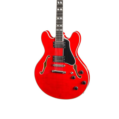 Eastman T486-RD Semi-Hollow Doublecut Thinline Electric Guitar Red w/ HSC image 2