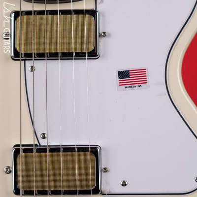 Harmony Standard Rebel Electric Guitar Pearl White image 7