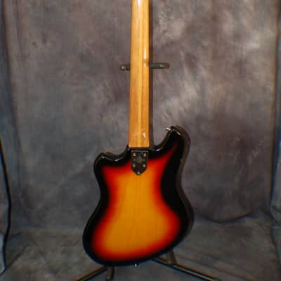 Video Demo 1966 Conrad Model 1246 Full Scale Bass Guitar New Strings Original Soft Shell Case image 8