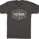 Fender Bolt Down T-Shirt Charcoal Large