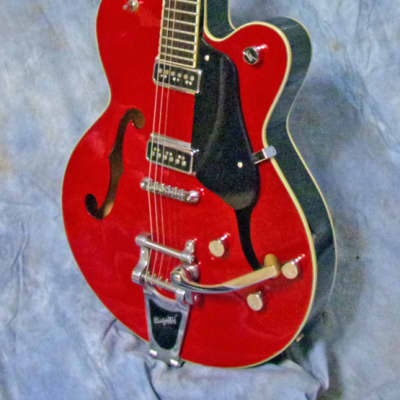 Gretsch G5129 Electromatic Hollow Body 2004 Electric Guitar Firebird Red image 4