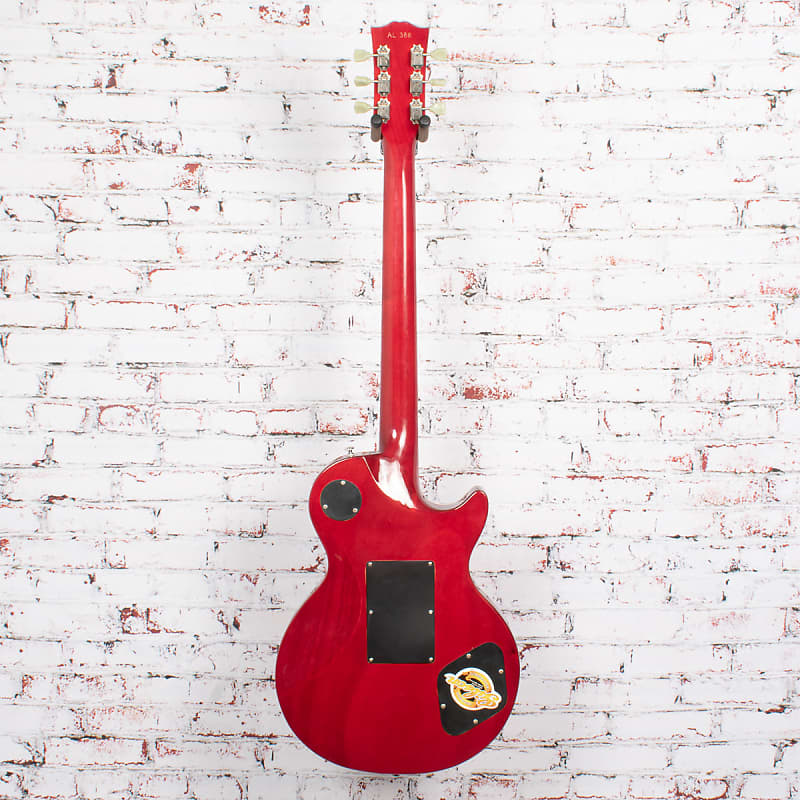 Lifeson Les Paul Style Replica Left-Handed, Trans Red w Lifeson Les Paul Style Replica Left-Handed, Trans Red w