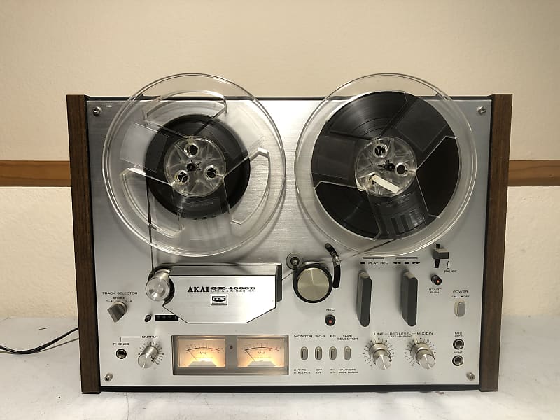 Akai GX-4000D Reel to Reel Tape Deck HiFi Stereo Vintage Japan Audiophile  WORKS