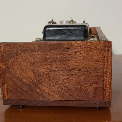 Fully Restored Zenith Single Ended 6AQ5 Power Amp With Custom Reclaimed Mesquite Wood Case And Metal Grill! image 10