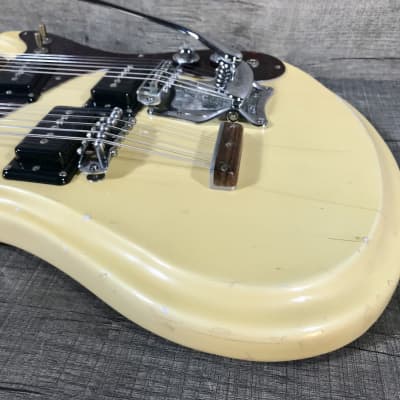 Mosrite Joe Maphis Mark XVIIII Double Neck 1968 White image 8
