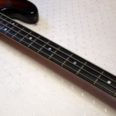 Schecter Jazz Bass w Ebony fretboard 1980-s Sunburst image 7