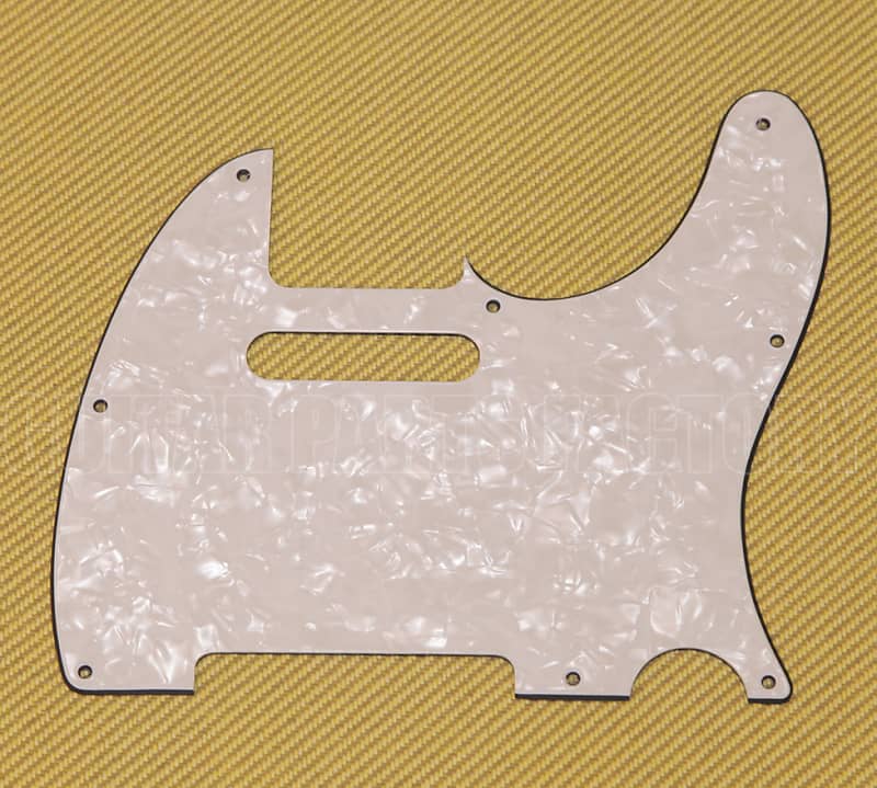 Pg 0562 055 White Pearloid Pickguard For Tele Reverb 2660