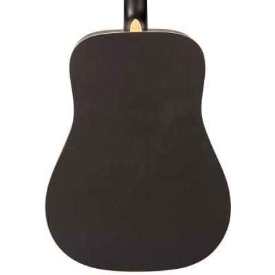 Encore Acoustic Guitar ~ Black image 6