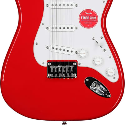Squier Sonic Hard Tail Stratocaster Electric Guitar, Laurel Fingerboard, Torino Red image 2