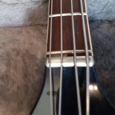 Mosrite Ventures Bass 2 Pickup Version 1966-67 Black with Hardshell Case by Guitars For Vets image 7