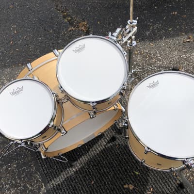 Pearl MMG Masters Maple Gum Drums 4pc Shell Pack Hand Rubbed Natural Maple MMG92 image 3